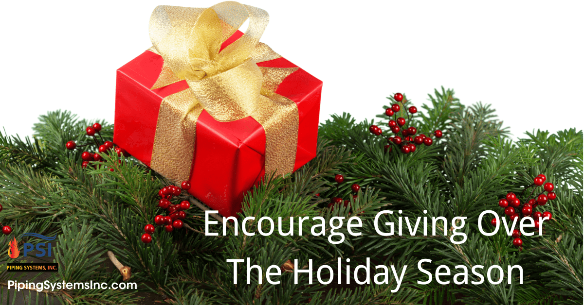 Encourage Giving Over The Holiday Season