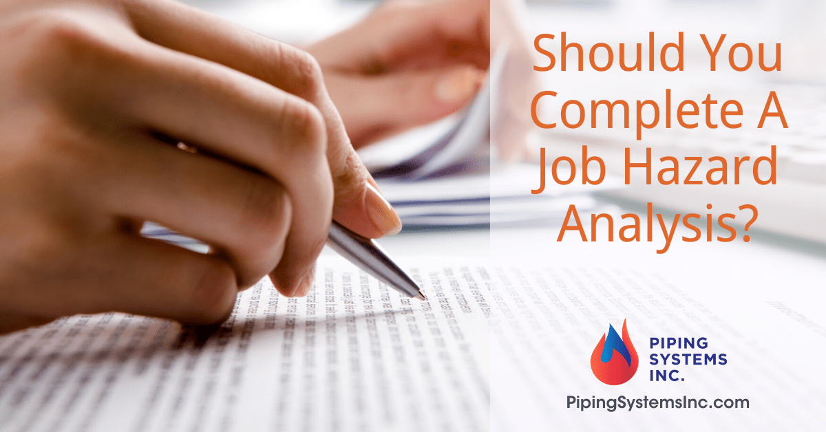 Should You Complete A Job Hazard Analysis?