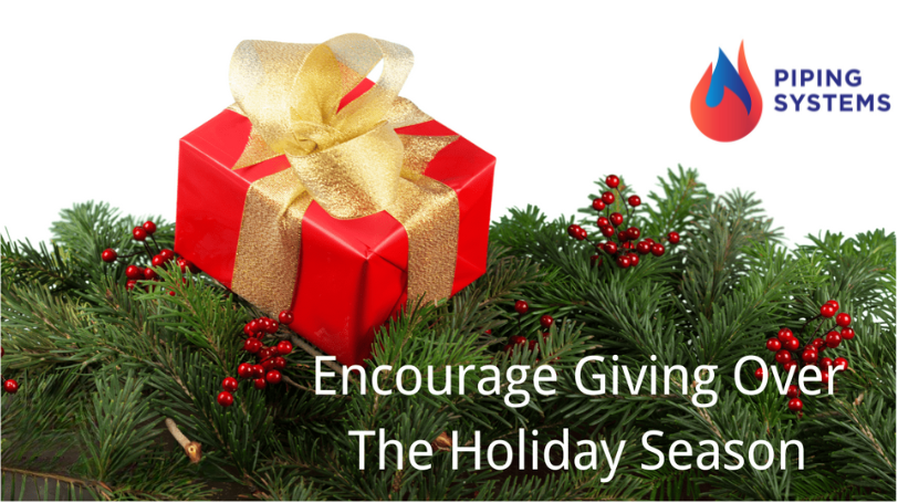 Encourage Giving Over The Holiday Season